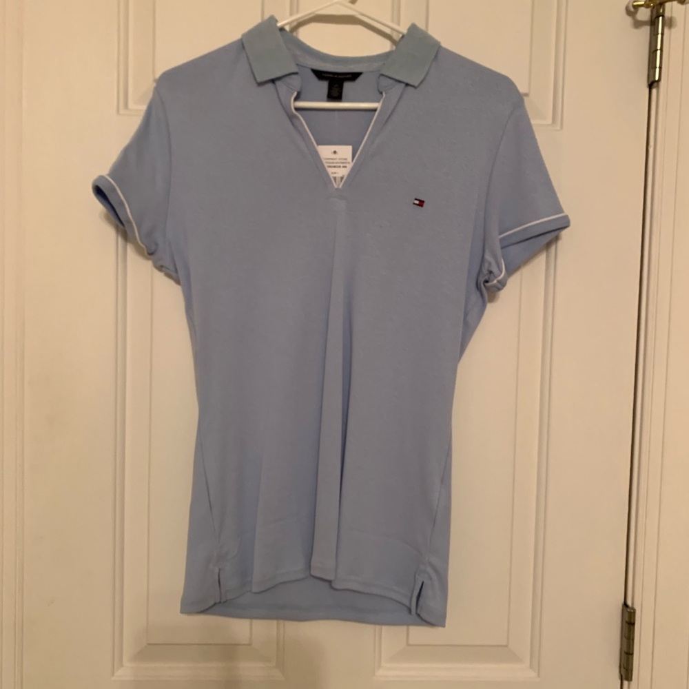 Women Tommy Hilfiger Fitted Polo Shirt
